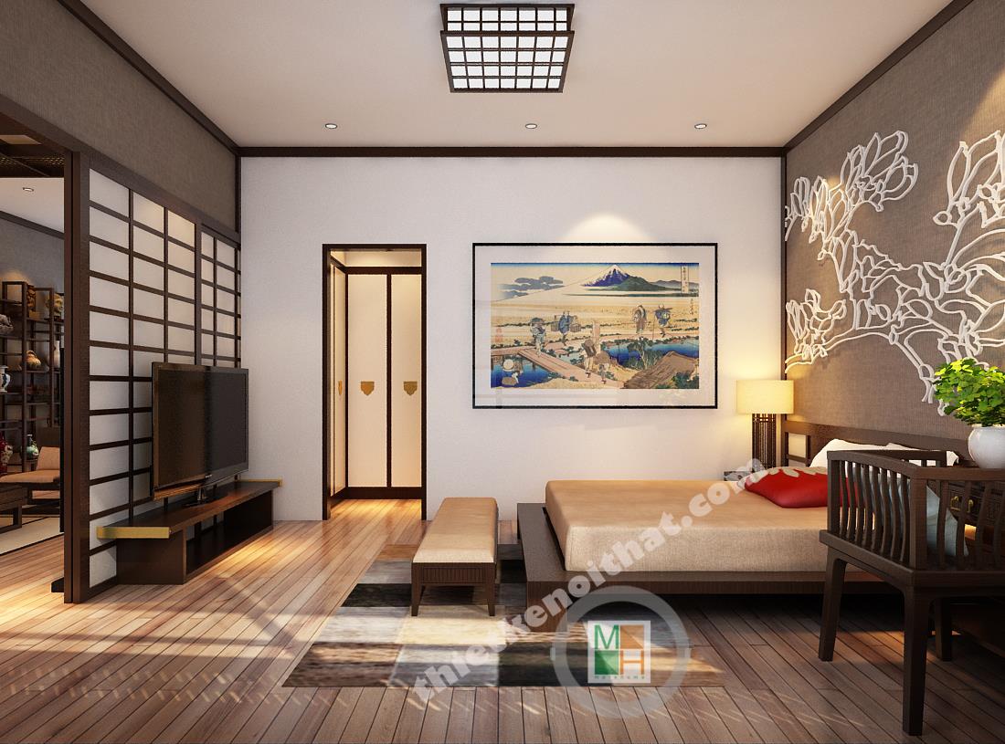 Thiết kế nội thất nhà phố kiểu Nhật